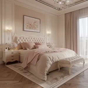 spavaca soba bele boje