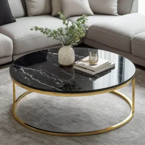 okrugli zlatni klub sto