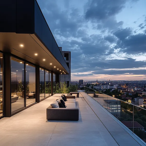 velika terasa penthouse