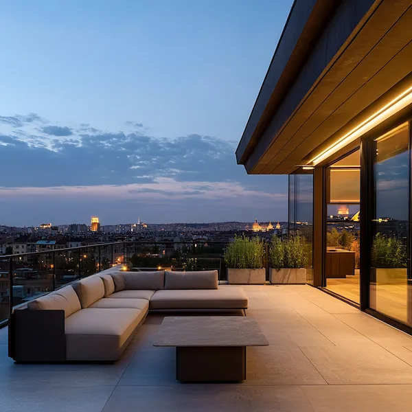 velika terasa penthouse