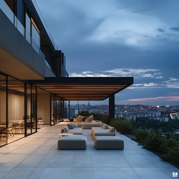 velika terasa penthouse
