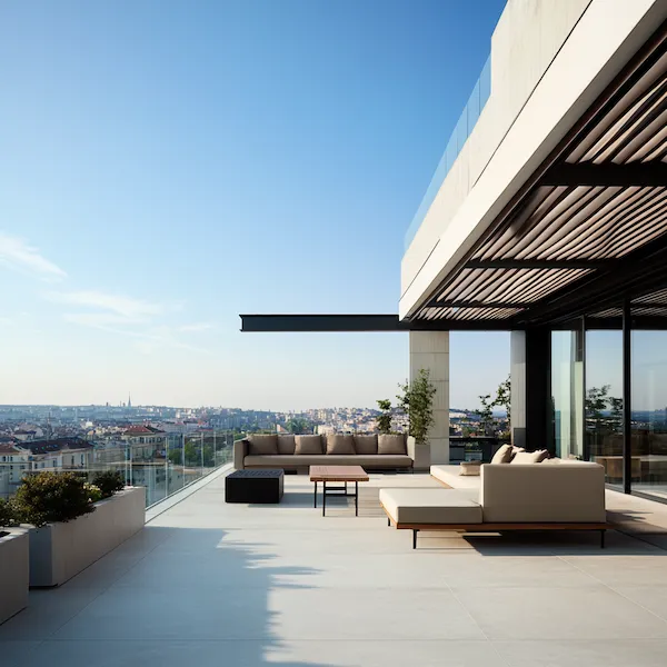 velika terasa penthouse