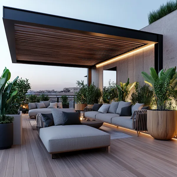 velika terasa penthouse