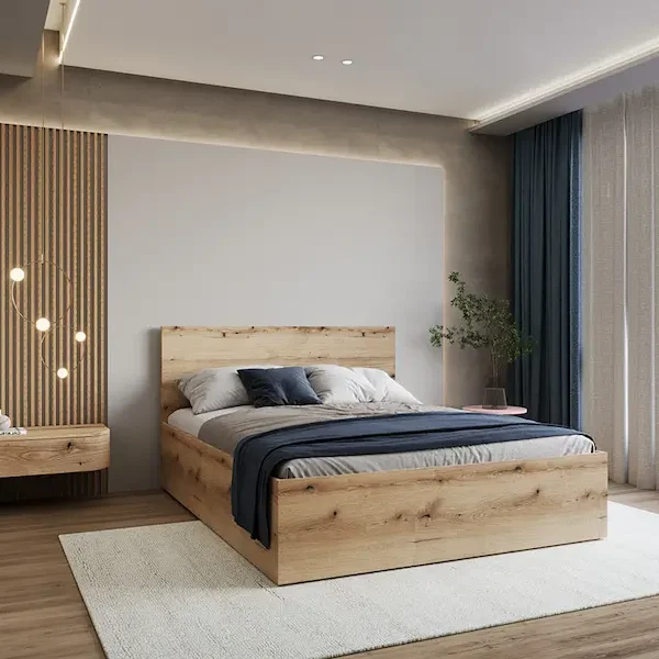 spavaca soba drveni krevet