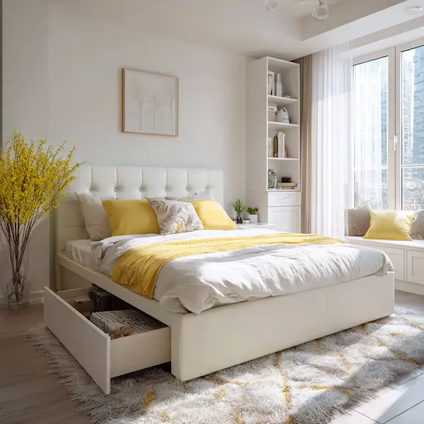 krevet sa prostorom za odlaganje